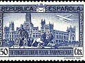 Spain 1931 UPU 50 CTS Blue Edifil 617